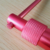 Rose Red Metal Alloy Sugar Paste Extruder Craft Gun with 20 Tips Sugar Craft Fondant Cake Sculpture Polymer Clay Tool Perfect