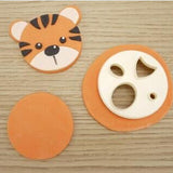 DIY Plastic Animal Face Cake Decorating Fondant Cutters Cake Decoration Tools Cookie Biscuit Cake Mold Baking Accessories