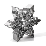 5Pcs/Set Christmas Snowflake Stainless Steel Cookie Cutters Cake Biscuit Moulds Fondant Icing Mold Kitchen Baking Tools