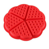 New 4-Cavity Waffle Mold Shape Food Grade Plastic,Cake Chocolate Pan, Silicone Mold Baking Mould Kitchen Bakeware Decorationg