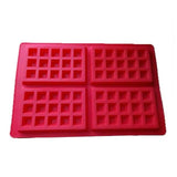 Non-stick Silicone Waffle Mold High-temperature Baking Set Kitchen Bakeware Cake Mould Waffle Makers for Oven