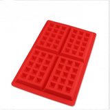 Flower Rectangle Silicone Waffle Mold Pan Microwave Baking Cookie Cake Muffin Bakeware Cooking Tool Kitchen Accessories Supplies