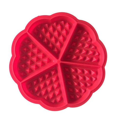 Flower Rectangle Silicone Waffle Mold Pan Microwave Baking Cookie Cake Muffin Bakeware Cooking Tool Kitchen Accessories Supplies