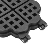 Heart Shape Household Kitchen Gas Non-Stick Waffle Maker Pan Mould Mold Press Plate Baking Tool