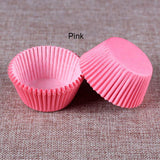 100 Pcs Cupcake Paper DIY Cake Muffin Baking Cups Case Liners Home Kitchen Baking Tools P0.2