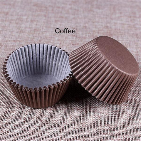 100 Pcs Cupcake Paper DIY Cake Muffin Baking Cups Case Liners Home Kitchen Baking Tools P0.2