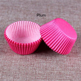 100 Pcs Cupcake Paper DIY Cake Muffin Baking Cups Case Liners Home Kitchen Baking Tools P0.2