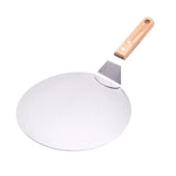 Newly Stainless Steel Pizza Peel Shovel with Wooden Handle Cake Shovel Baking Tools Cheese Pizza Shovels